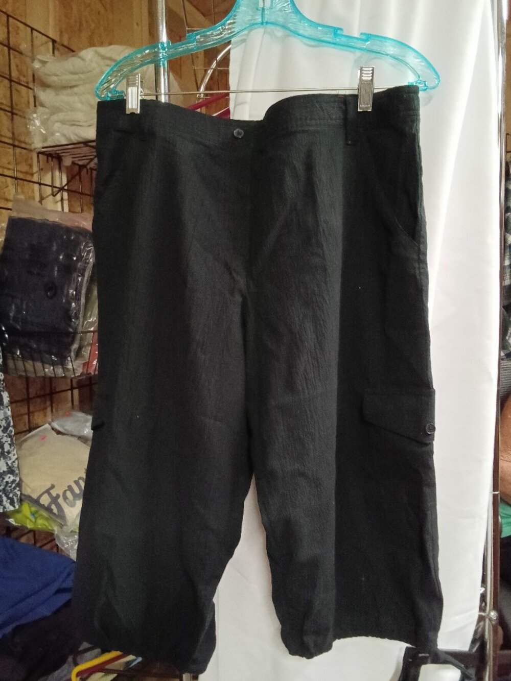 White Stag Black Cargo Pants with Pockets - 25% Off When You Bundle 5+ Items!